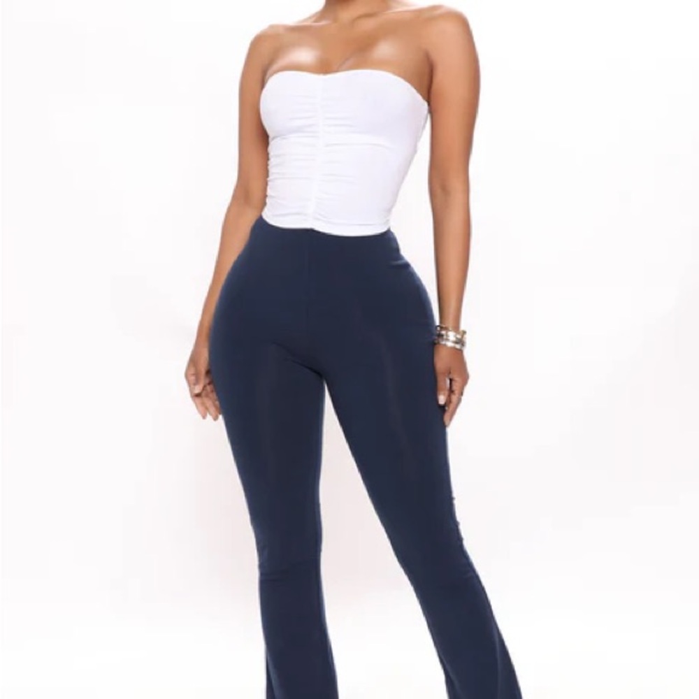 Adriana Flare Pant - Navy